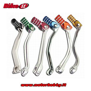 LEVA CAMBIO BIKE IT FORGIATA SUZUKI RMZ 450 2008 - 2010 GRIGIO ORO