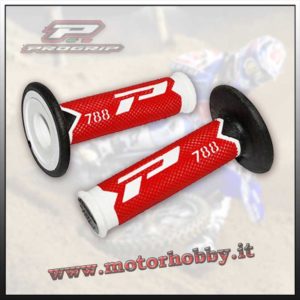 MANOPOLE PRO GRIP MOD. 788 TRIPLA DENSITA’ ROSSO BIANCO NERO