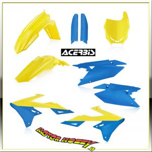 KIT PLASTICHE FULL KIT ACERBIS SUZUKI RMZ 250 2019-2023 RMZ 450 2018-2023 GIALLO BLU