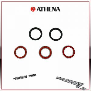 KIT CUSCINETTI + PARAOLIO ATHENA PER RUOTA POSTERIORE HONDA