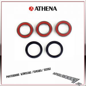 KIT CUSCINETTI + PARAOLIO ATHENA PER RUOTA POSTERIORE KAWASAKI YAMAHA SUZUKI APRILIA