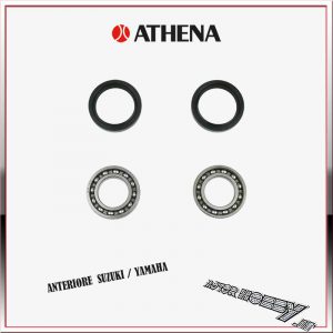KIT CUSCINETTI + PARAOLIO ATHENA PER RUOTA ANTERIORE SUZUKI / YAMAHA