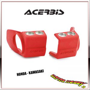 PROTEZIONE PIEDINO FORCELLA ACERBIS FORK SHOE COVER HONDA - KAWASAKI ROSSO