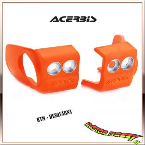 PROTEZIONE PIEDINO FORCELLA ACERBIS FORK SHOE COVER KTM - HUSQVARNA ARANCIO