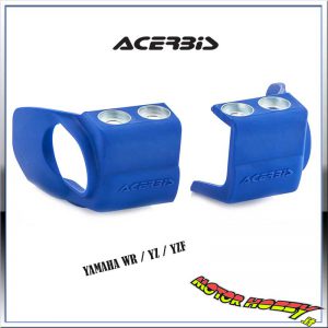 PROTEZIONE PIEDINO FORCELLA ACERBIS FORK SHOE COVER YAMAHA WR / YZ / YZF BLU