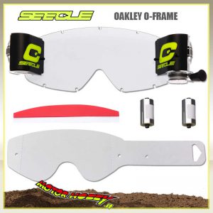 KIT ROLL OFF + 10 TEAR OFF SEECLE COMPATIBILI CON MASCHERE OAKLEY O-FRAME