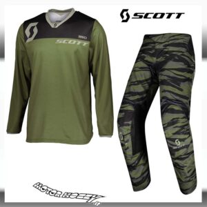 COMPLETO MOTOCROSS ENDURO SCOTT 350 DIRT GREEN TAN