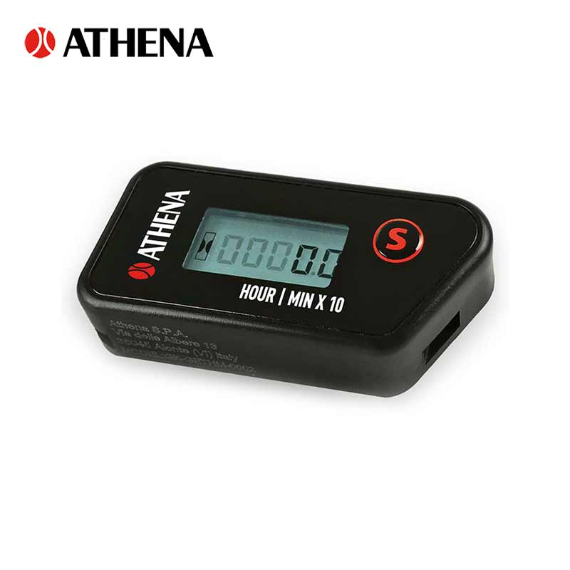 CONTAORE MOTORE ATHENA HOUR METER SENZA FILI WIRELESS NERO