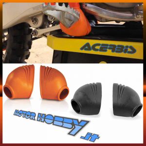 PROTEZIONE PEDALINE E PEDANE ACERBIS CROSS ENDURO MOTARD FOOT PEG COVER IN GOMMA