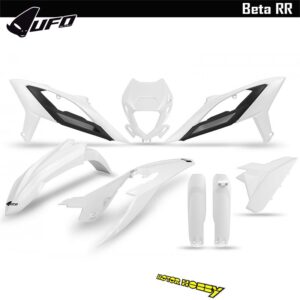 KIT PLASTICHE FULL KIT UFO PLAST BETA RR 2T/4T 2023-2024 BIANCO