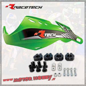 PARAMANI RACETECH GLADIATOR EASY CROSS ENDURO MOTARD VERDE + KIT MONTAGGIO