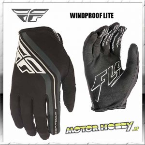 GUANTI OFF ROAD CROSS ENDURO MTB QUAD FLY WINDPROOF LITE NERO