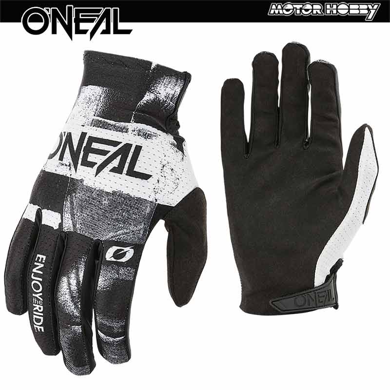 GUANTI CROSS ENDURO ONEAL MATRIX ROLLER BLACK WHITE