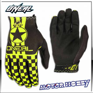 GUANTO GLOVE CROSS ENDURO QUAD O’NEAL ONEAL MATRIX WINGMAN NERO GIALLO FLUO