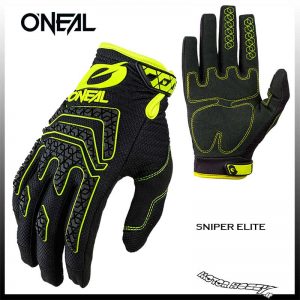 GUANTO CROSS ENDURO QUAD O’NEAL SNIPER ELITE BLACK NEON YELLOW