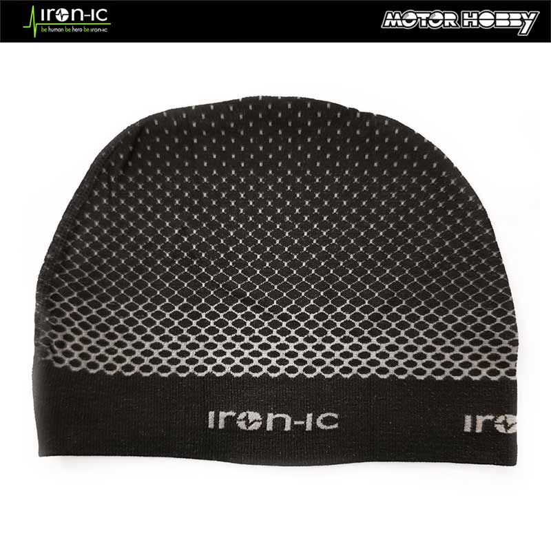 CALOTTA SOTTOCASCO TERMICA LEGGERA IRON-IC CAP LIGHT NERO TAGLIA UNICA