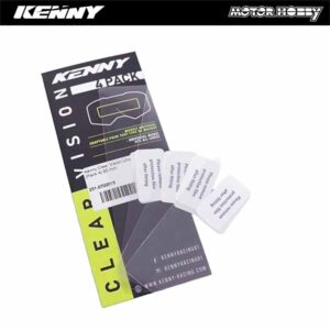 KENNY CLEAR VISION LENTE PROTETTIVA UNIVERSALE PER MASCHERE MOTO DA 60 MM (4 PEZZI)