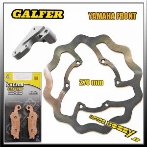 KIT DISCO FRENO ANTERIORE MAGGIORATO GALFER WAVE 270 MM YAMAHA YZ - YZF 2008 / 2017