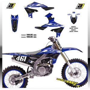 KIT GRAFICHE ADESIVI BLACKBIRD REPLICA YAMAHA RACING 2019 YZF 250 2019-2021 YZF 450 2018-2021