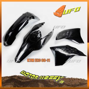 KIT PLASTICHE UFO PLAST KTM ECX 2009 - 2011 COLORE NERO