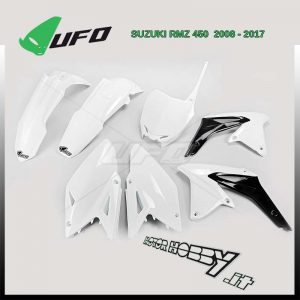 KIT PLASTICHE KIT UFO SUZUKI RM-Z 450 2008 - 2017 COLORE BIANCO