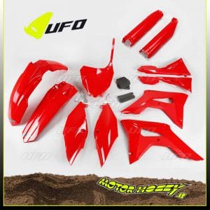 KIT PLASTICHE UFO PLAST FULL KIT HONDA CRF 250R 2018-2021 CRF 450R 2017-2020 ROSSO