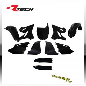 KIT PLASTICHE RACETECH YAMAHA RESTYLING RTECH YZ 125/250 2008 – 2014 COLORE NERO + COPRISTELI