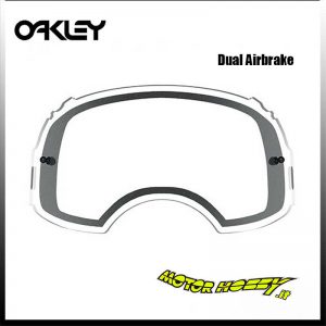LENTE RICAMBIO DOPPIA OAKLEY AIRBRAKE MX DUAL REPLACEMENT LENS CLEAR