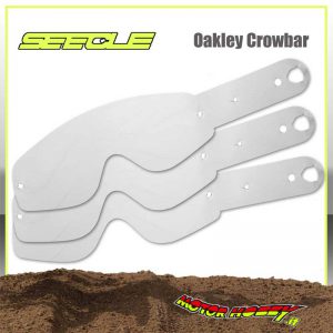 LENTI A STRAPPO TEAR-OFF SEECLE COMPATIBILI OAKLEY CROWBAR (10 PEZZI)