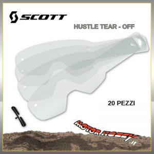 LENTI A STRAPPO TEAR OFF PER MASCHERE SCOTT HUSTLE – TYRANT-SPLIT 20 PEZZI