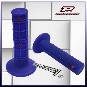 MANOPOLE PRO GRIP CROSS ENDURO MOTARD DOPPIA DENSITA’ MOD 799 BLU ARANCIO