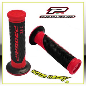 MANOPOLE PRO GRIP SCOOTER MOTO STRADA DOPPIA DENSITA’ MOD 732 NERO ROSSO