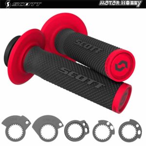 MANOPOLE SCOTT SX II LOCK ON + CAM SET NERO ROSSO
