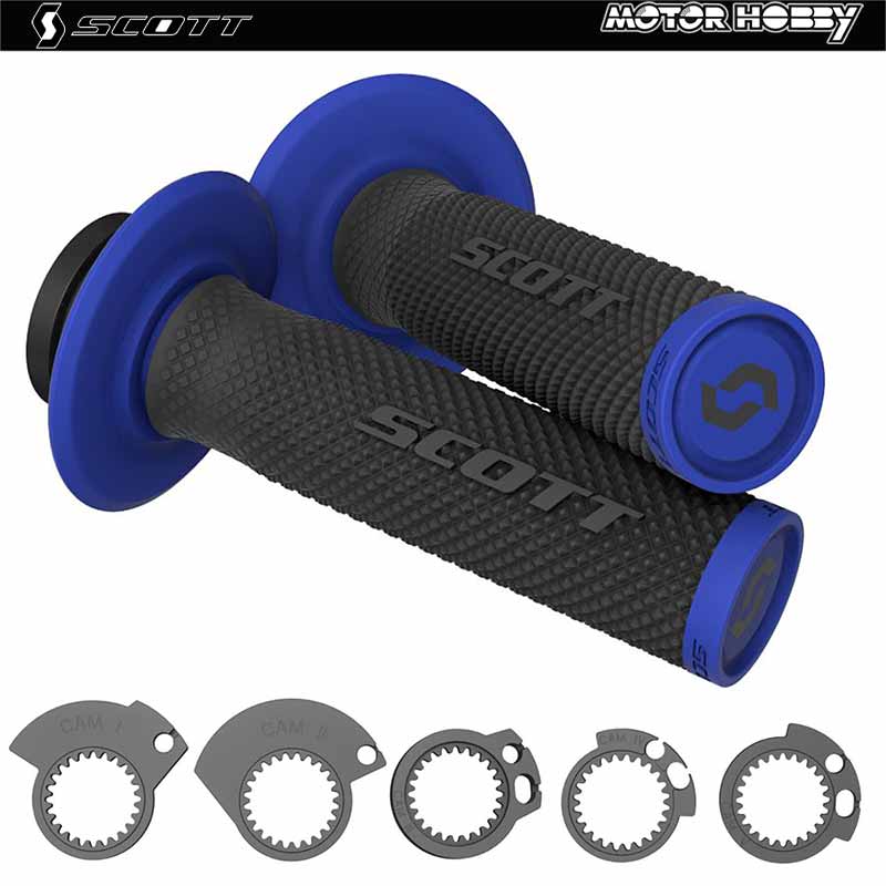 MANOPOLE SCOTT SX II LOCK ON + CAM SET NERO BLU