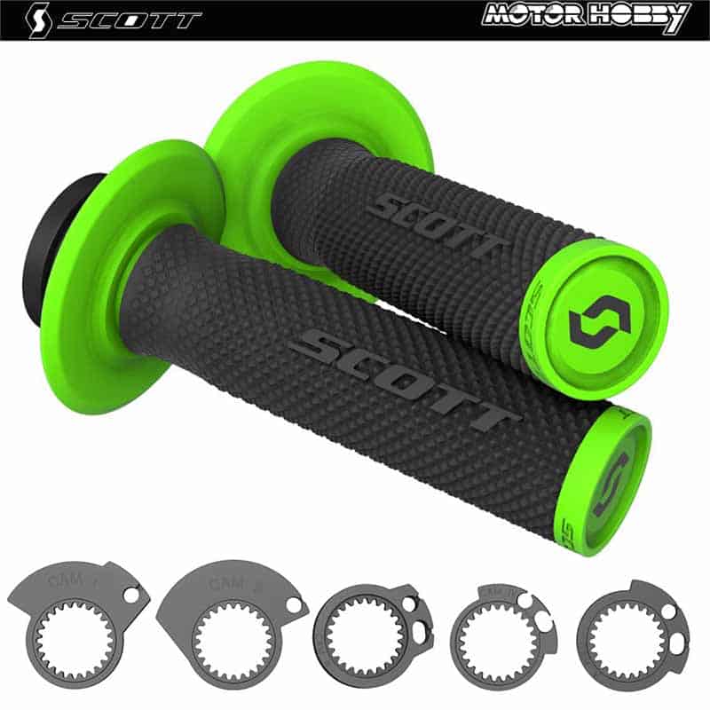 MANOPOLE SCOTT SX II LOCK ON + CAM SET NERO VERDE