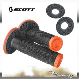 MANOPOLE CROSS ENDURO MOTARD SCOTT SX II NEON ORANGE BLACK + DONUT