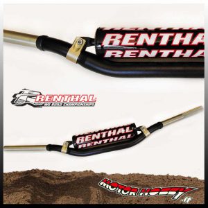 MANUBRIO CROSS ENDURO MOTARD RENTHAL TWINWALL PIEGA 999 JEREMY MCGRATH D.28,6 mm NERO