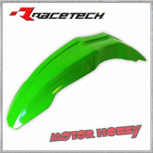 PARAFANGO ANTERIORE RACETECH RTECH UNIVERSALE SUPERMOTO NERO VERDE