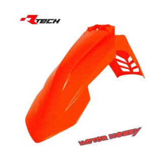 PARAFANGO ANTERIORE VENTILATO KTM SX – SXF – EXC – EXCF 17-22 RTECH ARANCIO FLUO