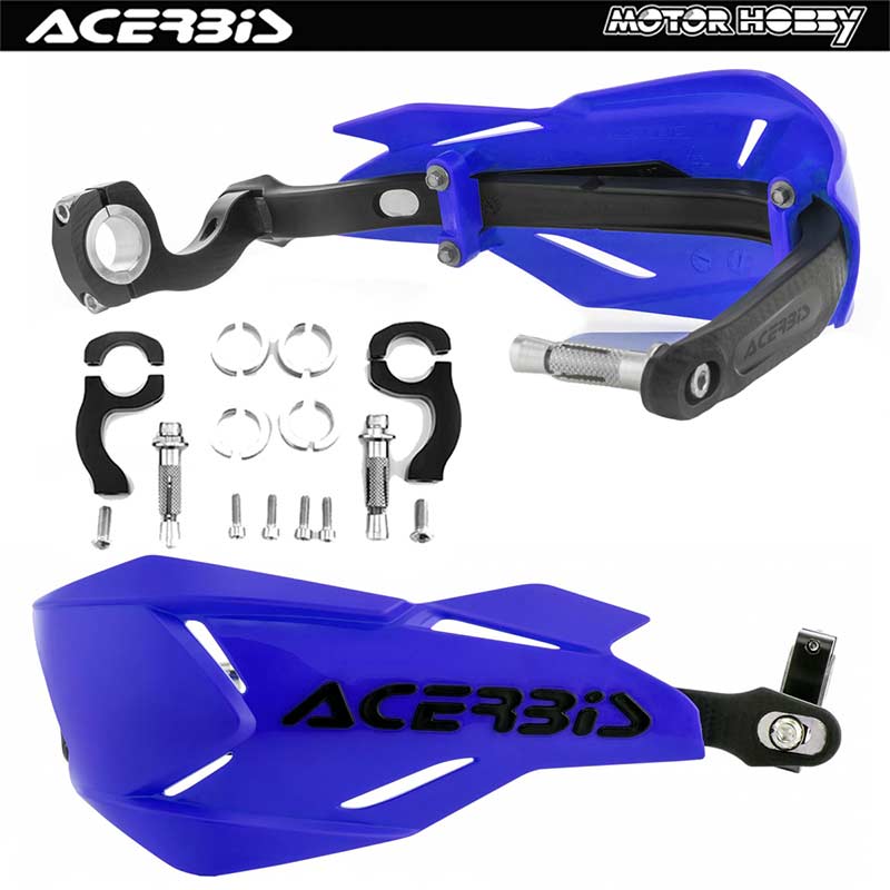 PARAMANI ACERBIS X FACTORY BARRA IN ACCIAIO (KIT D.22mm D.28.6mm) BLU NERO