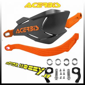 PARAMANI ACERBIS X-FACTORY BARRA IN ACCIAIO (KIT D.22mm – D.28.6mm) NERO ARANCIO