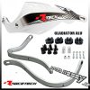 PARAMANI RACETECH GLADIATOR ALU CROSS ENDURO MOTARD BIANCO + KIT MONTAGGIO