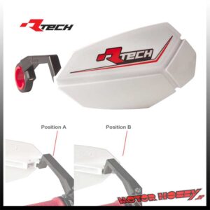 PARAMANI BICI MTB E-BIKE RTECH R20 + KIT MONTAGGIO BIANCO