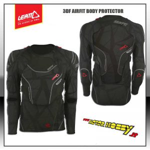 PETTORINA GIACCA PROTETTIVA LEATT 3DF AIRFIT BODY PROTECTOR NERO