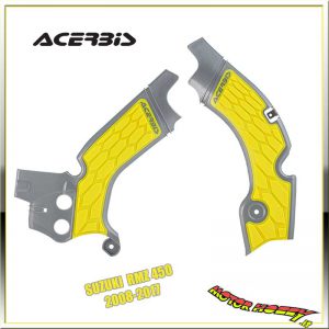 PROTEZIONE TELAIO ACERBIS X-GRIP SUZUKI RMZ 450 2008-2017 GRIGIO GIALLO