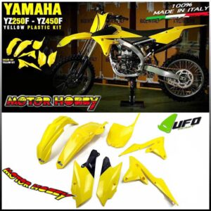 KIT PLASTICHE UFO YAMAHA YZF 250 2014-2018 /YZF 450 2014-2017 GIALLO