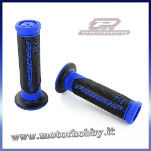MANOPOLE PRO GRIP SCOOTER MOTO STRADA DOPPIA DENSITA’ MOD 732 NERO BLU