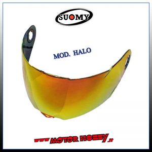 VISIERA PER CASCO SUOMY HALO LENTE A SPECCHIO ORO GOLD ORIGINALE