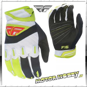 GUANTI DA CROSS FLY F-16 BLACK LIME