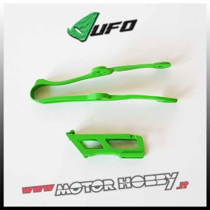 KIT SLITTA CATENA + CRUNA GUIDA CATENA UFO PER KAWASAKI KXF 250 09-16 450 09-15